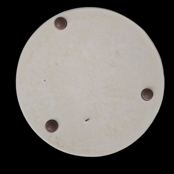 VTG Resin Trivet Wall Art Kitchen Décor Seeds & Grains Round Mid Century 5.25" - Picture 3 of 3